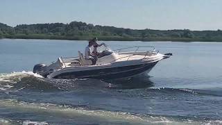 SPORT YACHT Sun Cruiser 650  Yamaha 115 km 2019 r  motorówka kabinowa  full version Poland [upl. by Zoi]