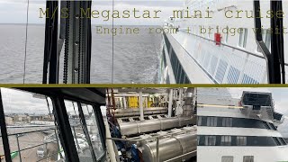 5 Hour mini cruise MS Megastar bridge  engineroom visit [upl. by Darwin]