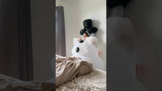 Part 2 of surprising my fiance with a costume… frosty the snowman edition [upl. by Myo]