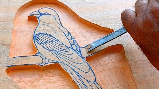 Mahogany wood making beautiful Bird [upl. by Bremser]