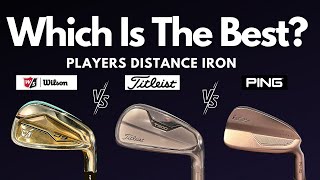 Which Irons Are Best  Titleist T200 vs Ping i525 vs Wilson D9 Forged  Players Distance Irons [upl. by Verger]