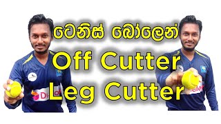 How to Bowl Off Cutter and Leg Cutter in Tennis Ball  Felding JayA [upl. by Enaej27]