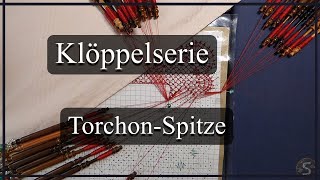 Klöppelserie  Torchon Rahmen  Teil 10 [upl. by Adda]