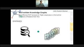 Wellwritten Knowledge Graphs  AAAI Student Abstract by Célian Ringwald [upl. by Galan]