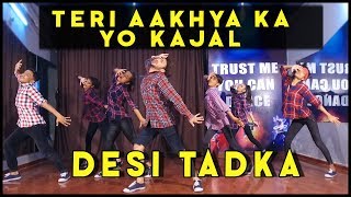 Teri Aakhya Ka Yo Kajal Desi Tadka  Sapna Choudhary  Vicky Patel Dance Choreography [upl. by Tai]