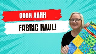 Quilt Fabric Haul amp Giveaway [upl. by Fabi]