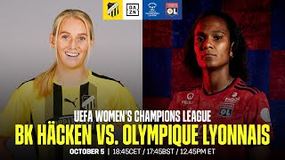 BK Häcken vs Olympique Lyonnais  UEFA Womens Champions League Group Stage Matchday 1 Full Match [upl. by Solly]