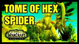 Tome of Hex Spider Location WoW Legion [upl. by Anetta161]