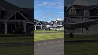 Airpark Living  Beech Twin Bonanza aka “T Bone” Takes Off Like A Boss [upl. by Cherianne]