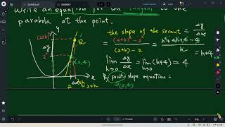 3 13 2 Tangents and Derivative at a pointThe Derivative as a Function [upl. by Hairacaz]