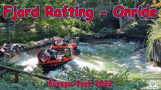 Fjord Rafting  Onride  EuropaPark 2022 [upl. by Reema]