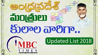 Andhra Pradesh Cabinet Ministers Caste Wise List in Telugu  Politician Profiles in Telugu [upl. by Myrvyn375]