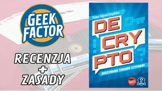 DECRYPTO  Recenzja i Zasady [upl. by Sualohcin567]