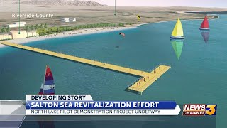 Salton Sea revitalization project demonstration underway [upl. by Laszlo]