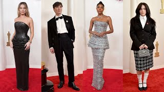 Watch Hollywood Stars Walk the Red Carpet at the 2024 Oscars  WSJ News [upl. by Annwahs793]