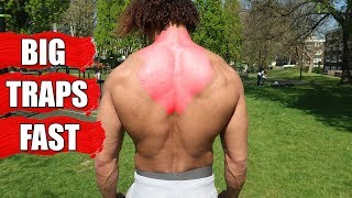 GET BIG TRAPS FAST USING JUST YOUR BODYWEIGHT  FOLLOW ALONG CALISTHENICS WORKOUT [upl. by Pawsner]