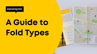 Folded Leaflet Guide Folded Flyer Fold Types Explained  instantprint [upl. by Zetta]