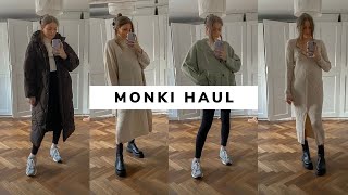 MONKI HAUL  TRY ON 🍂 Autumn Winter Haul 2020  Sinead Crowe [upl. by Ttocserp413]