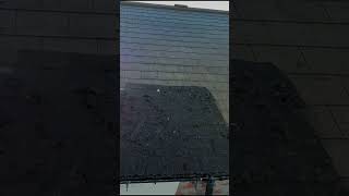 Composite Slate Tile Roof Clean satisfying cleaning jetwashing [upl. by Sehguh758]