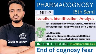 Isolation  identification  analysis of phytoconstituent  terpenoid  glycoside  alkaloid  resin [upl. by Pat]