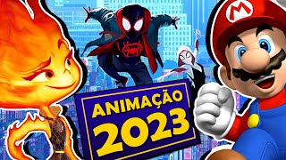 8 FILMES DE ANIMAÇÃO MAIS ESPERADOS DE 2023 [upl. by Anawaj]