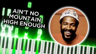 Aint no Mountain High Enough Marvin Gaye Tammi Terrell  Piano Tutorial [upl. by Mcconnell]