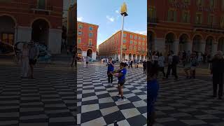 Trompette et violon Mariachis Place Masséna Nice Street Music [upl. by Attekal397]