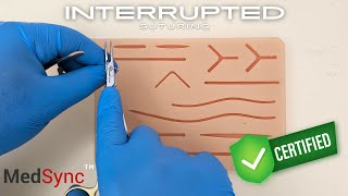 Simple Interrupted Sutures You Wont Learn LIKE THIS In An OR [upl. by Ap]