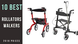 The 10 Best Rated Rollators Walkers Prices List [upl. by Enamrahc]