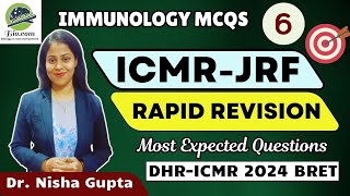 ICMR Revision Series Part6  Expected Immunology Questions for ICMR  Biodotcom  icmr jrf2024 [upl. by Brookner]