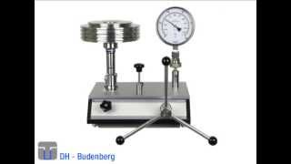 DHBudenberg CPB5800 Deadweight Tester Overview  How Dual Piston Technology Works [upl. by Rebmeced]