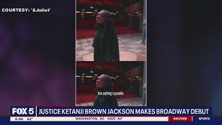 Justice Ketanji Brown Jackson makes Broadway debut [upl. by Astor]