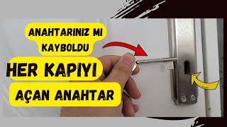 İç kapı anahtarlarınız kayıp mı oldu  Maymuncuk anahtar her kapıyı açıyor [upl. by Beedon]