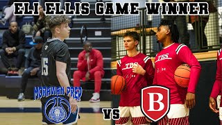 Eli Ellis Game Winner Moravian Prep vs The Burlington School Comes Down to the Last Second [upl. by Nivat363]