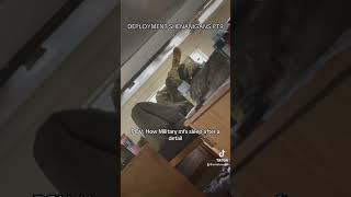 Mfs in the military sleep anywhere😂😂 ernistvaughn explore army fyp philly miltary miltok [upl. by Harlene]