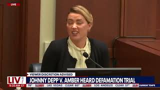 Amber Heard snaps when Johnny Depp attorney objects I watched it  LiveNOW from FOX [upl. by Tutt]