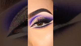 I Tried Festival Purple Eye Makeup💜 makeup makeuptutorial eyemakeup shorts youtube [upl. by Davies]