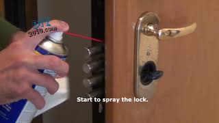 How to Care of Your Homes Security Door  How to Lubricate a Door Lock  Lubricating locks [upl. by Adniral]