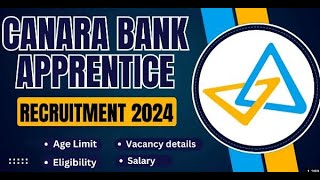 Canara Bank Graduate Apprentice Recruitment – Apply Online for 3000 Posts [upl. by Dray]