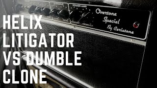 Line 6 Helix LITIGATOR  can it hang with a DUMBLE Clone [upl. by Marci]