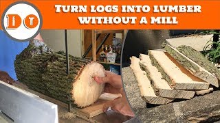 How to mill lumber with a band saw [upl. by Nalim553]