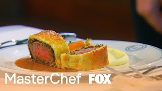 Contestants Try Gordons Beef Wellington  Season 6 Ep 9  MASTERCHEF [upl. by Eceinal]