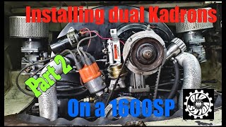 How to install Kadron Carbs on a vw bus PT2 Assembly [upl. by Wendeline]