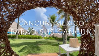 Paradisus Cancun Mexico Hotel Tour Rooms and Dining Options [upl. by Egroj883]