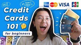 💳 Credit Cards for BEGINNERS  vs Debit Card Pros amp Cons How to Apply  Credit Cards 101 [upl. by Lynne829]