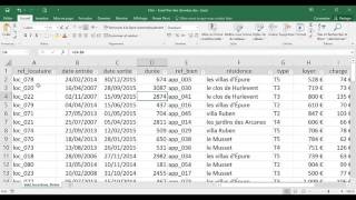 Excel  Insérer un tableau avec le raccourci CTRL  L [upl. by Ahsiened398]