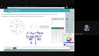 Angle measure in a circle graph [upl. by Mcbride273]