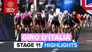 Sprinters Battle On Flattest Stage  Giro DItalia 2022 Stage 11 Highlights [upl. by Wallace862]