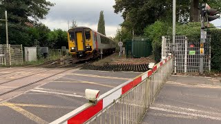 Nantwich Station Level Crossing  Cheshire [upl. by Yendyc]