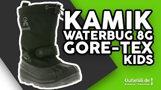 Kamik Waterbug8 GoreTex Kinder Winterstiefel DEUTSCH l Review l Haul l Overview l Outlet46 [upl. by Candi]